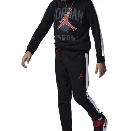 Nike Set Completo Tuta Jordan Nero Bambino