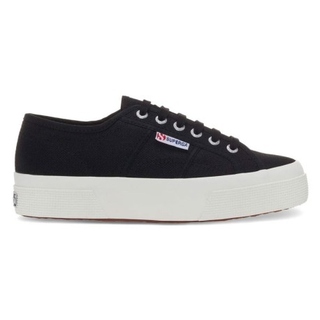 Superga platform nere e bianche on sale