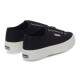 Superga 2740 Platform Nero - Sneakers Donna