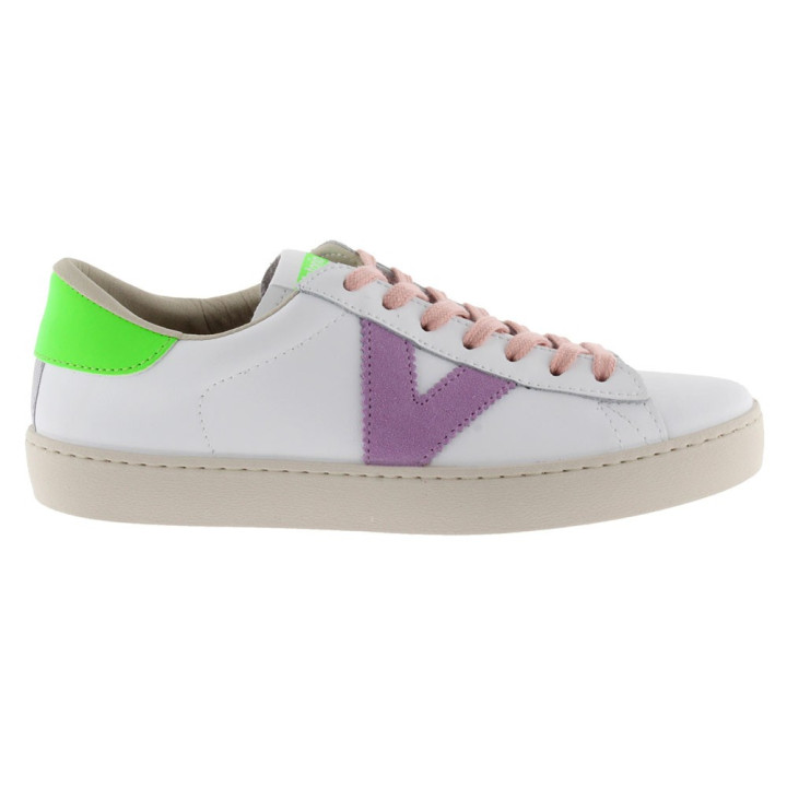 Victoria Berlin Neon Lea Bianco Verde - Sneakers Donna