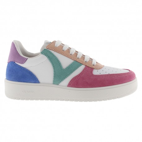 Victoria Madrid Multicolore Lea Bianco Rosa - Sneakers Donna