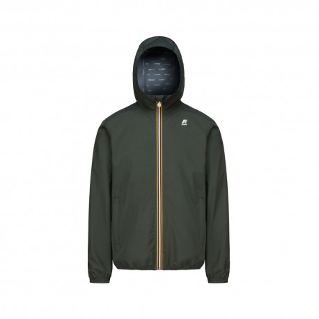 K-Way Giacca Stretch Verde Uomo