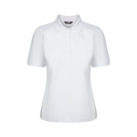 K-Way Polo Logo Bianco Donna