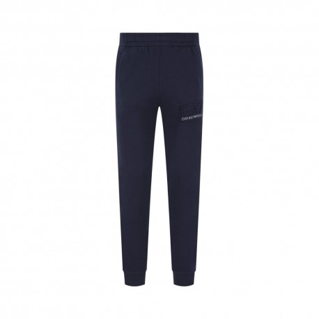 Ea7 Pantaloni Con Polsino Blu Uomo