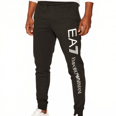 Ea7 Pantaloni Big Logo Nero Uomo