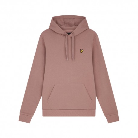 Lyle & Scott Felpa Con Cappuccio Rosa Uomo