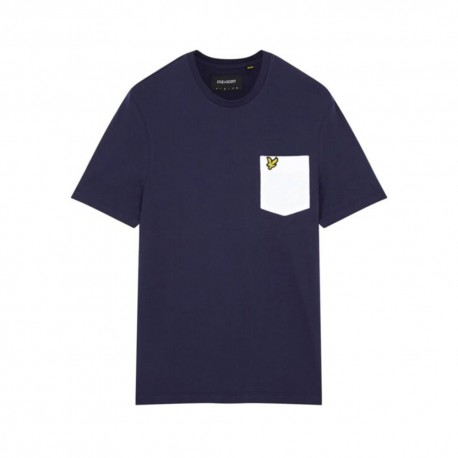 Lyle & Scott T-Shirt Taschino Blu Uomo