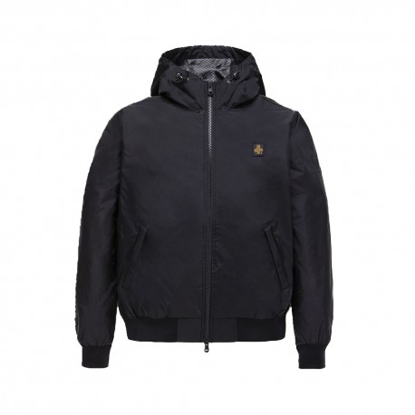 Refrigiwear Giacca A Vento Con Cappuccio Nero Uomo