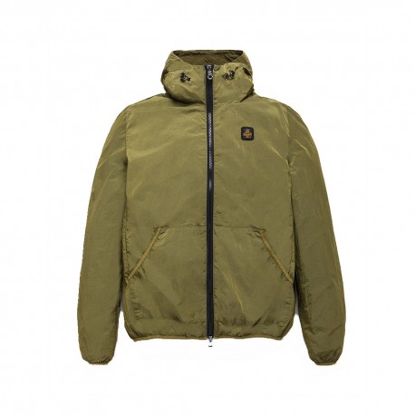 Refrigiwear Giubbotto Con Cappuccio Verde Uomo