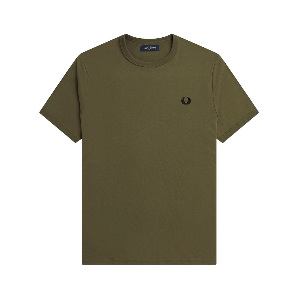 Fred Perry T-Shirt Giro Verde Uomo S