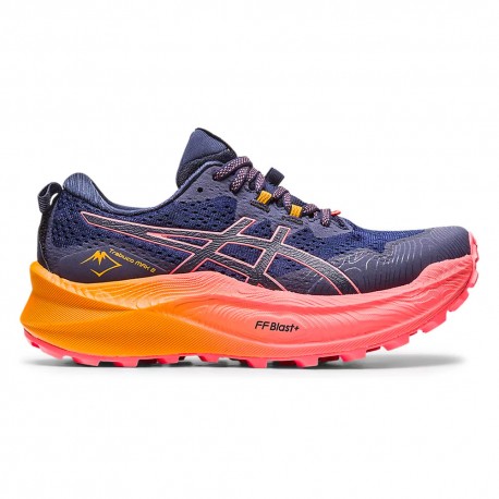 Asics Trabuco Max 2 Midnight Papaya - Scarpe Trail Running Donna