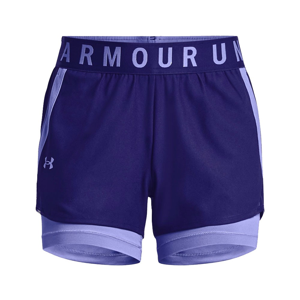 Image of Under Armour Shorts Sportivi 2In1 Play Blu Donna L