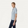 K-Way Polo Logo Azzurro Donna