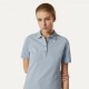 K-Way Polo Logo Azzurro Donna