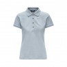 K-Way Polo Logo Azzurro Donna