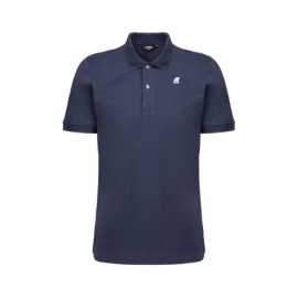 K-Way Polo Stretch Blu Uomo