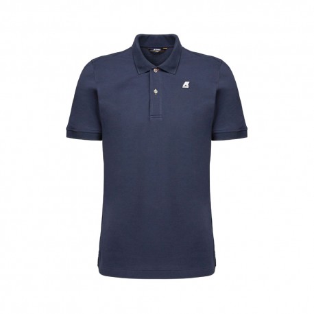 K-Way Polo Stretch Blu Uomo