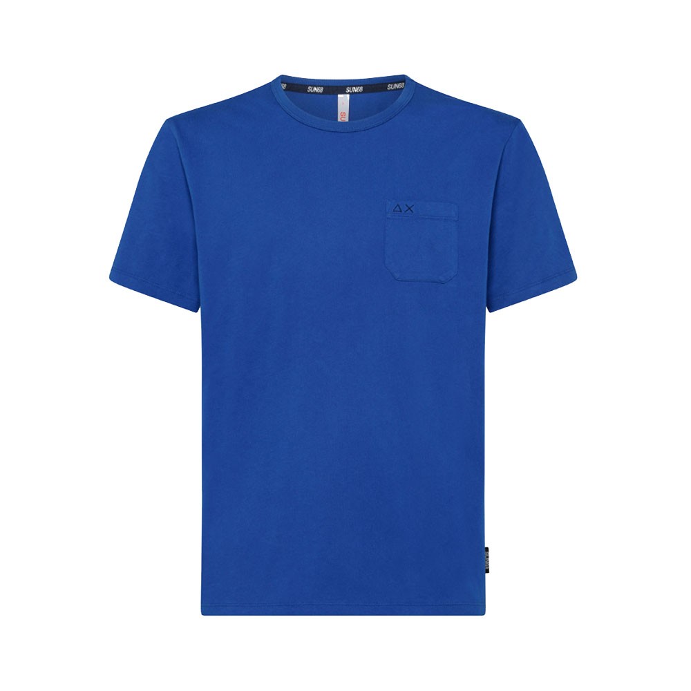 Image of Sun 68 T-Shirt Taschino Blu Uomo M