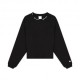 Champion Felpa Crop Top Nero Donna