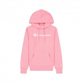 Champion Felpa Logo Basic Rosa Donna