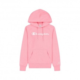 Champion Felpa Logo Basic Rosa Donna