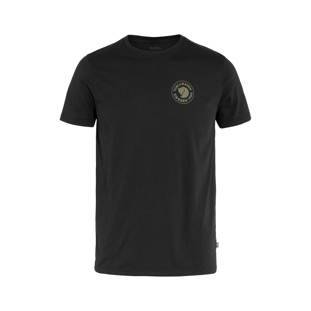 Fjallraven T-Shirt Logo Nero Uomo M