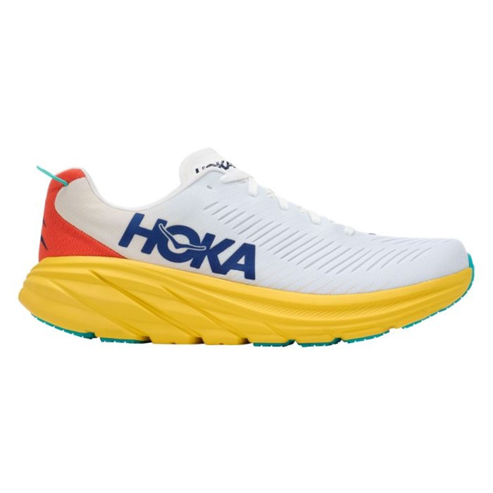 Hoka Rincon 3 Bianco Giallo - Scarpe Running Uomo EUR 44 / US 10