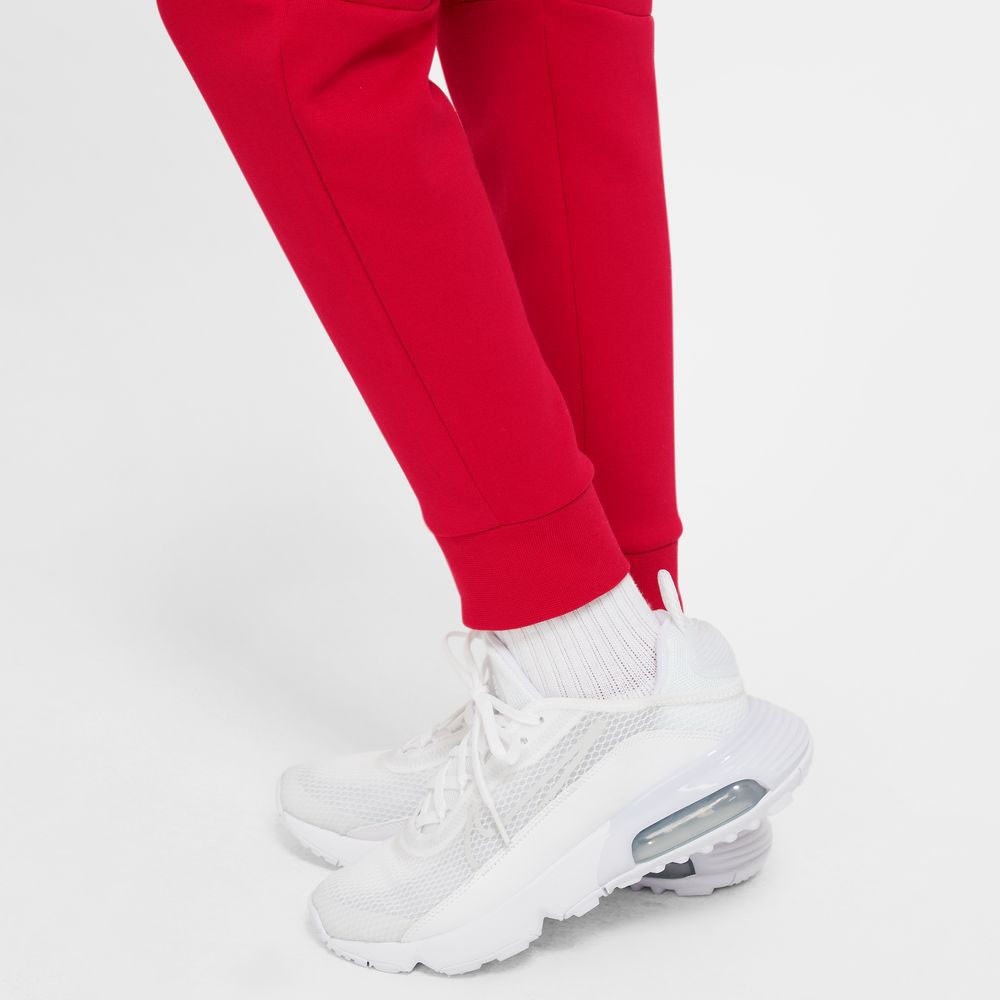 Nike Pantaloni Con Polsino Tech Fleece Rosso Nero Bambino Acquista online su Sportland