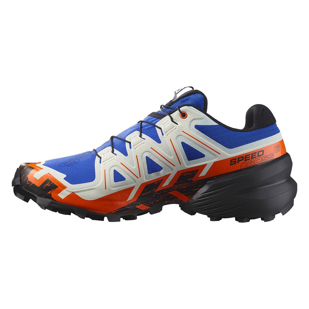 Salomon Speedcross 6 Blu Rosso Scarpe Trail Running Uomo