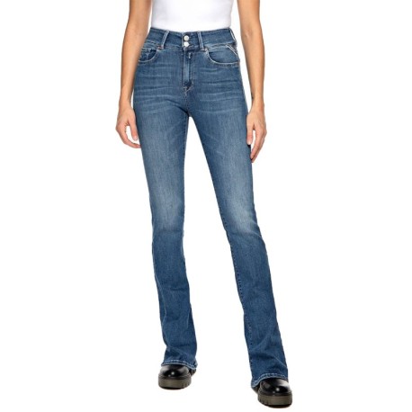 Replay Jeans Zampa New Luz Flare Blu Donna Acquista online su Sportland