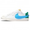 Nike Blazer Low 77 Jumbo Bianco Azzurro Ross - Sneakers Donna