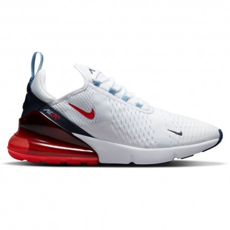 Nike Air Max 270 Bianco Nero Rosso - Sneakers Uomo