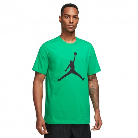 Nike T-Shirt Big Logo Jordan Verde Uomo