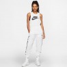 Nike Canottiera Logo Bianco Donna