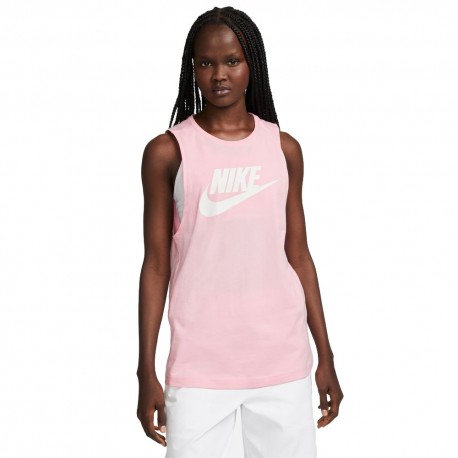 Nike Canottiera Logo Rosa Donna