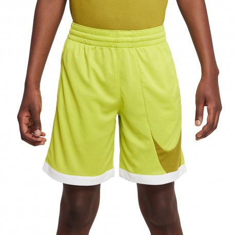 Nike Shorts Mesh Lime Bambino