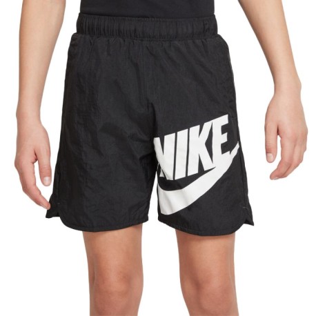 Nike Shorts Wovent Logo Nero Bambino