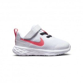 Nike Revolution 6 Td Grigio Coral - Scarpe Ginnastica Bambina