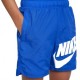 Nike Shorts Wovent Logo Blu Bambino