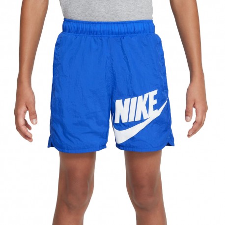 Nike Shorts Wovent Logo Blu Bambino