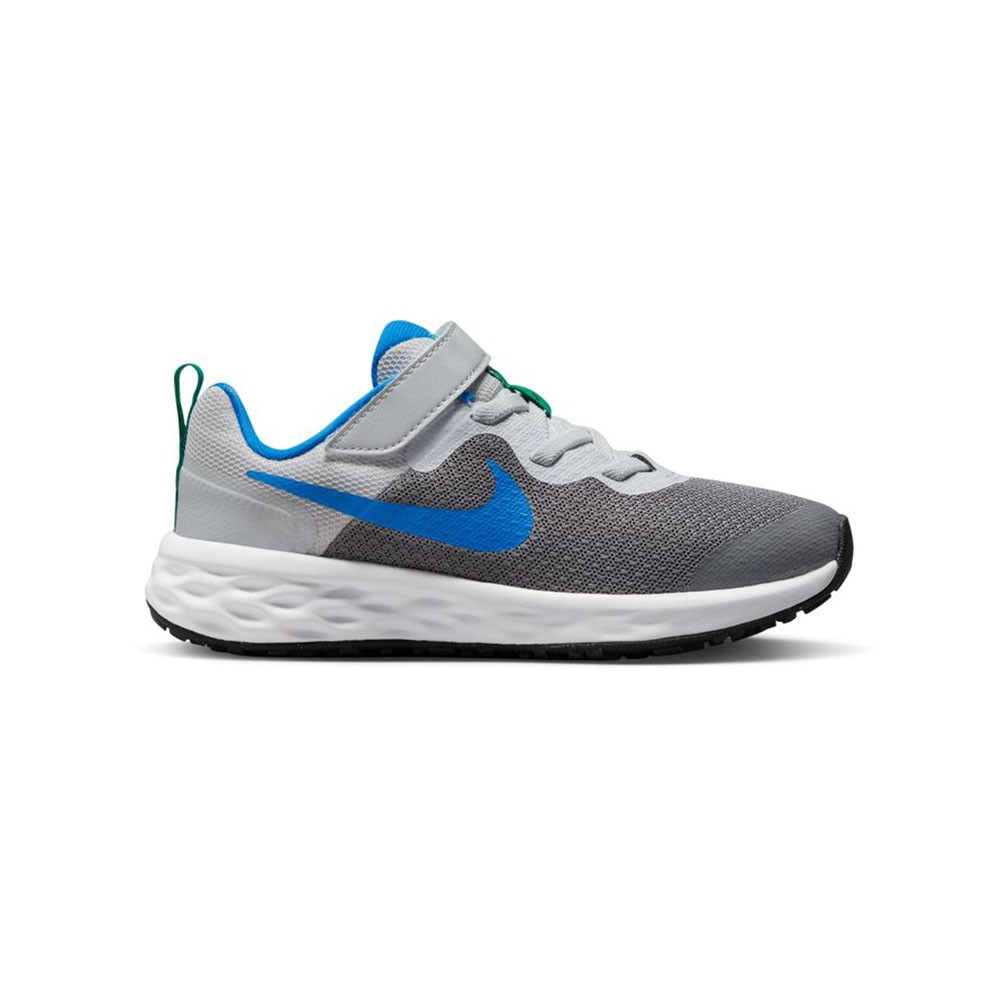 Nike Revolution 6 Ps Grigio Blu Scarpe Ginnastica Bambino