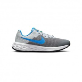 Nike Revolution 6 Gs Grigio Blu - Scarpe Ginnastica Bambino