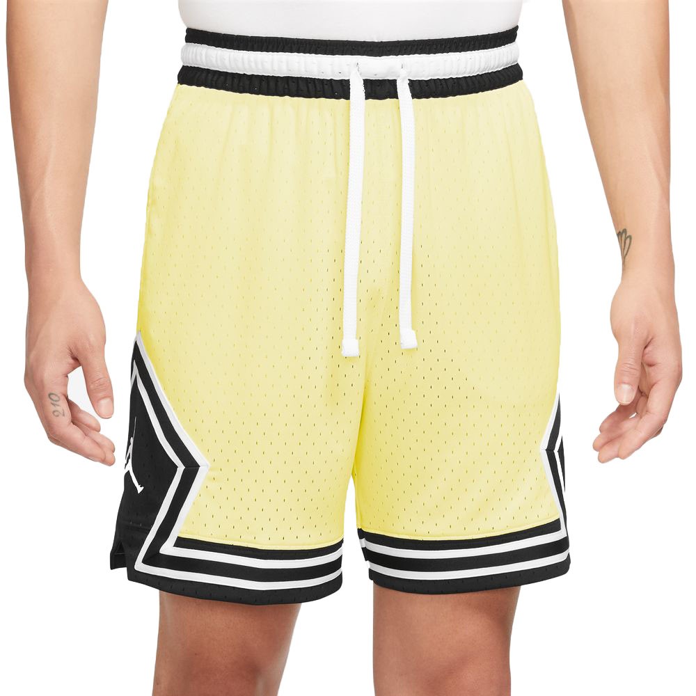 Nike Shorts Mesh Diamond Jordan Giallo Uomo L