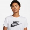 Nike T-Shirt Logo Bianco Donna