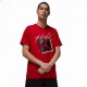 Nike T-Shirt Logo Fantasia Jordan Rosso Uomo