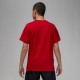 Nike T-Shirt Logo Fantasia Jordan Rosso Uomo