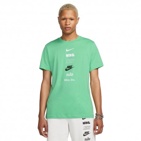 Nike T-Shirt Tee Club Verde Uomo