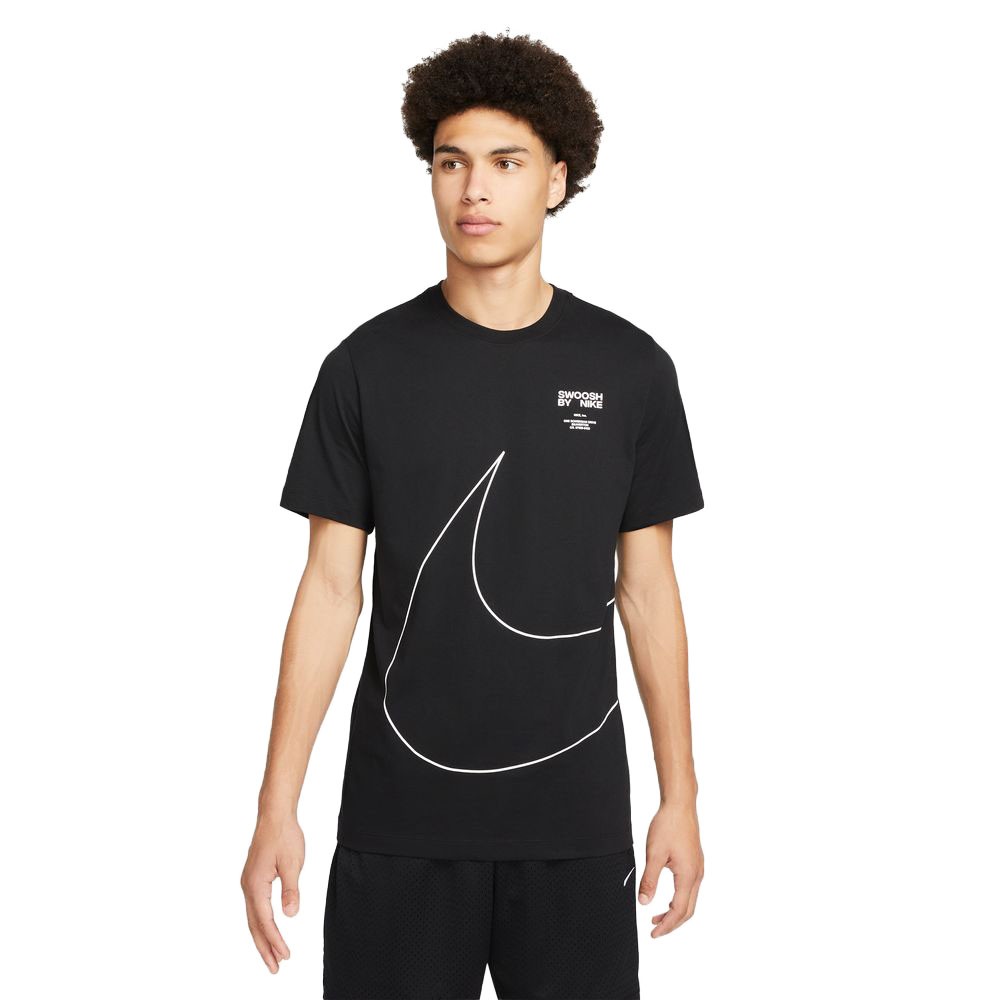 Image of Nike T-Shirt Big Swoosh Nero Uomo L