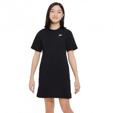 Nike T-Shirt Dress Nero Bambina