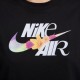 Nike T-Shirt Logo Crop Nero Donna